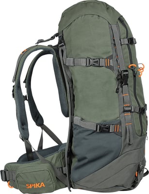 Spika Drover II 80L Pack + Hauler Frame - Green