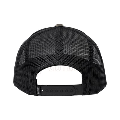 Spika Patch Trucker Cap Mountain Camo Black