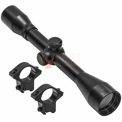 Stealth 4x40 Riflescope + Rings