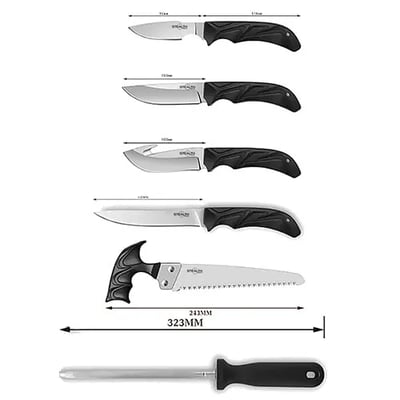 Stealth 6pc Hunters Knife Set