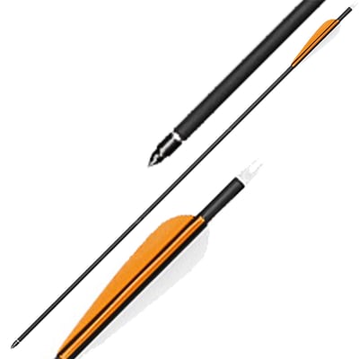 Stealth Carbon Arrows 30" 6 Pack