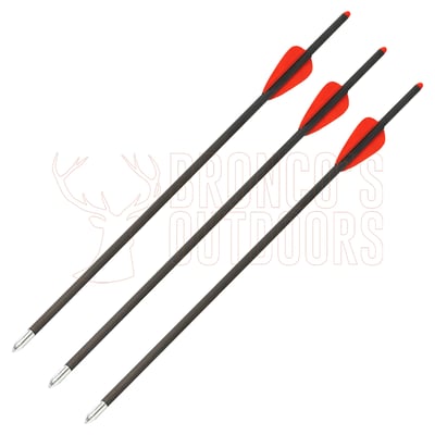 Stealth Mamba 120lb Carbon Crossbow Bolts 3 Bolts
