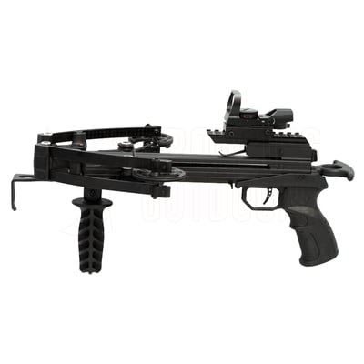 Stealth Mamba Pistol Crossbow 120lb + 3 Carbon Bolts + Scope + Wax