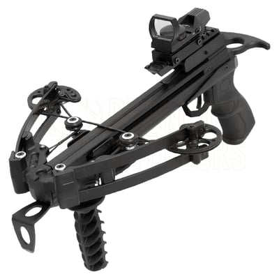 Stealth Mamba Pistol Crossbow 120lb + 3 Carbon Bolts + Scope + Wax