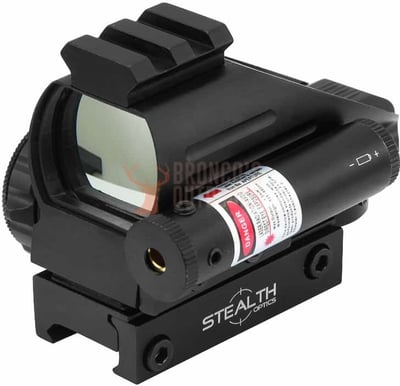 Stealth Reflex Red & Green Dot Sight 1x33mm with Laser