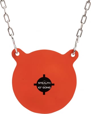 Stealth Steel 10" Gong Target + Stand + Chain