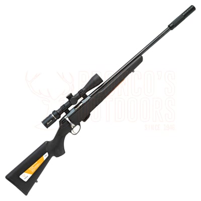 Tikka T1x MTR .17 HMR + Burris Droptine Rimfire 3-9x40 Ballistic Plex + 1/2-20 Suppressor