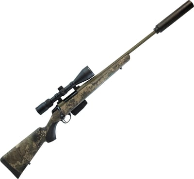 Tikka T3x Strata SS Cerakoted .308 Win + Vortex Diamondback Riflescope 3.5-10x50 BDC + DPT MK2 Suppressor