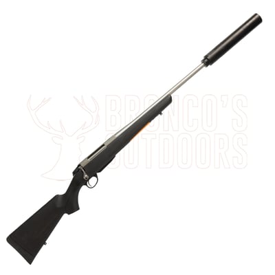 Tikka T3x Superlite Stainless 7mm Rem Mag 24" Threaded + DPT MK2 Magnum OB Suppressor