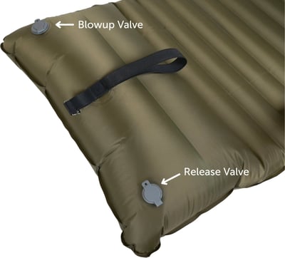 Trailmate Insulux R-Value 5 Sleeping Mat with Pillow Olive