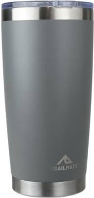 Trailmate Travel Tumbler Stainless Steel 590ml Grey