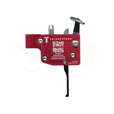 TriggerTech Diamond Trigger Tikka Black Straight-Flat Right-Hand