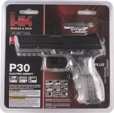 Umarex H&K P30 Electric Airsoft Pistol 6mm BB Clear