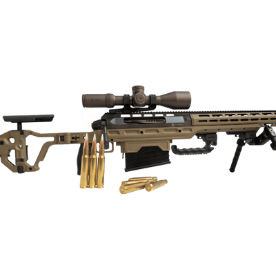 Victrix Corvo V Medium Flat Brown .50 BMG 27"