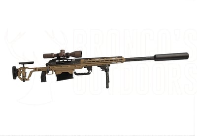 Victrix Corvo V Medium Flat Brown .50 BMG 27" + Oceania Defense 50 BMG Inconel Suppressor