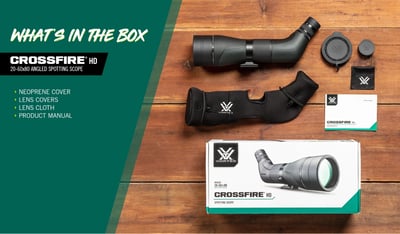 Vortex Crossfire HD Angled Spotting Scope 20-60x80