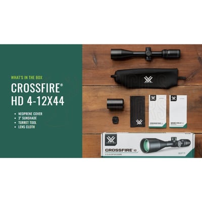 Vortex Crossfire HD Riflescope 4-12x44 Dead Hold BDC