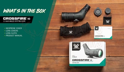 Vortex Crossfire HD Spotting Scope 12-36x50mm Angled