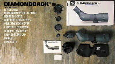 Vortex Diamondback HD Angled Spotting Scope 16-48x65mm