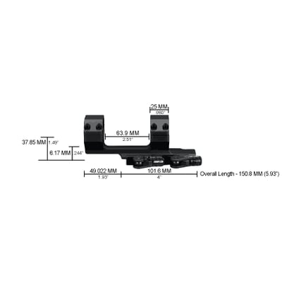 Vortex Precision QR Extended Cantilever Mount 30mm 2" Offset