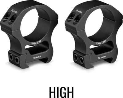 Vortex Pro Series Scope Rings 30mm