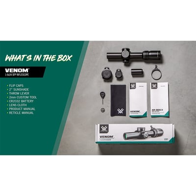 Vortex Venom Scope 1-6x24 SFP AR-BDC 3 MOA