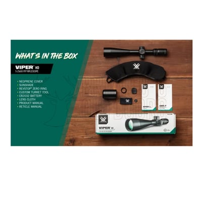 Vortex Viper HD Riflescope 5-25x50 FFP VMR-4 MRAD