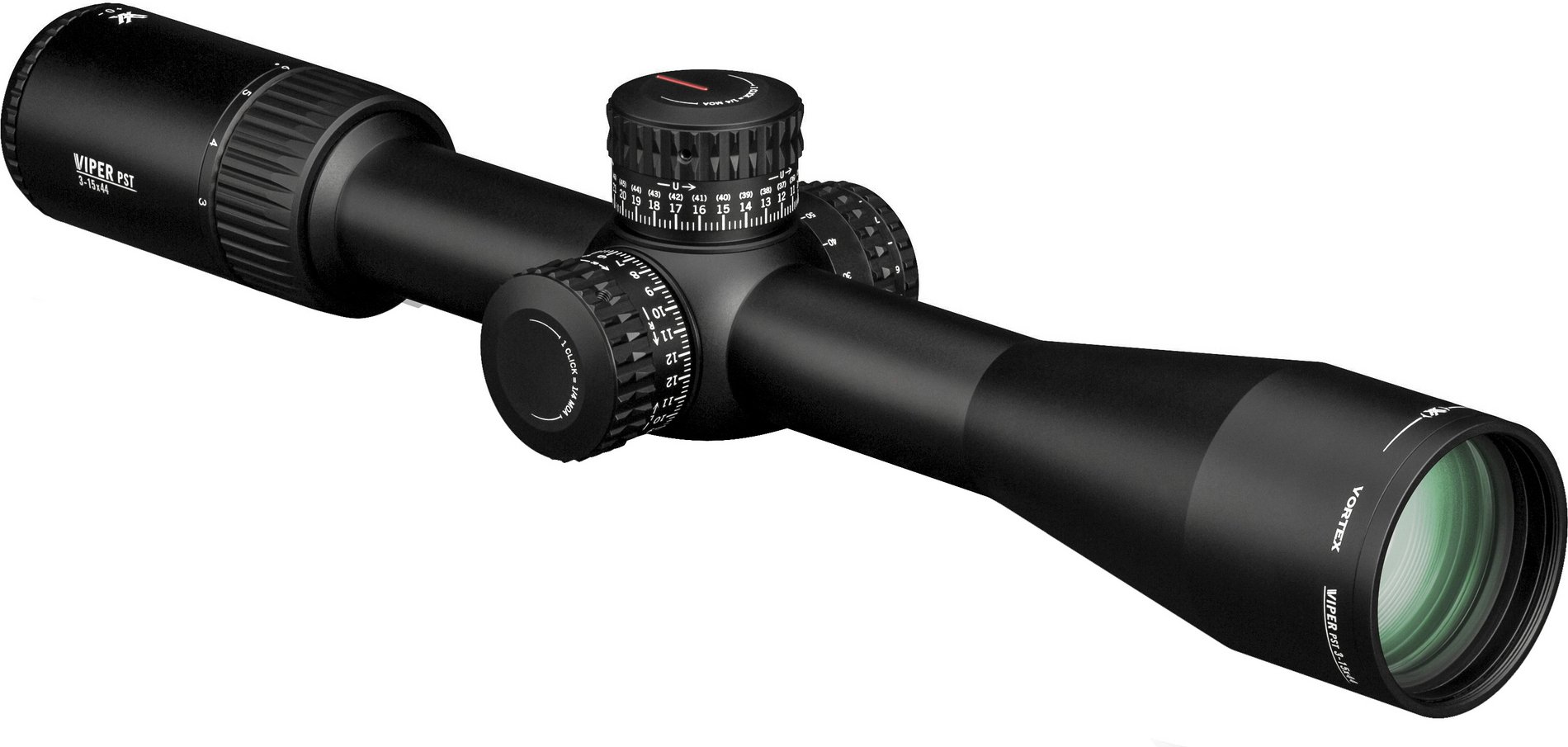Vortex Viper PST Gen II Riflescope 3-15x44mm SFP EBR-4 MOA