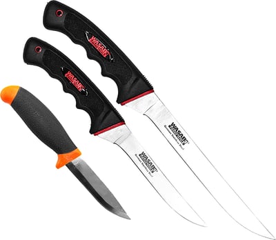 Wasabi Fillet Knife 20cm + Wasabi Fillet Knife 15cm + Black Magic Bait Knife 100mm