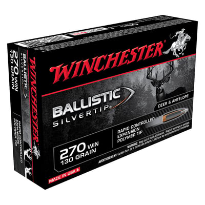Winchester Ballistic Silvertip .270 Win 130gr