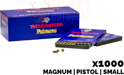 Winchester Small Magnum Pistol Primers 1000 Count