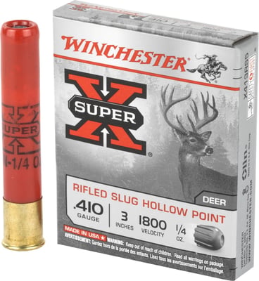 Winchester Super X .410 Bore Rifled Slug 7gm HP 5 Rounds