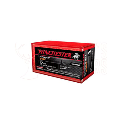 Winchester Varmint HV .17 HMR 17gr V-MAX 500 Rounds