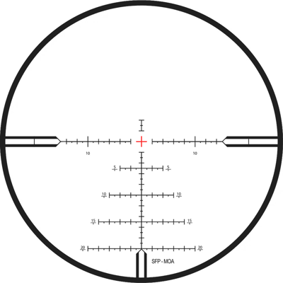 Zeiss Conquest V4 Riflescope 6-24x50 Reticle 89 Elevation and Windage Turret
